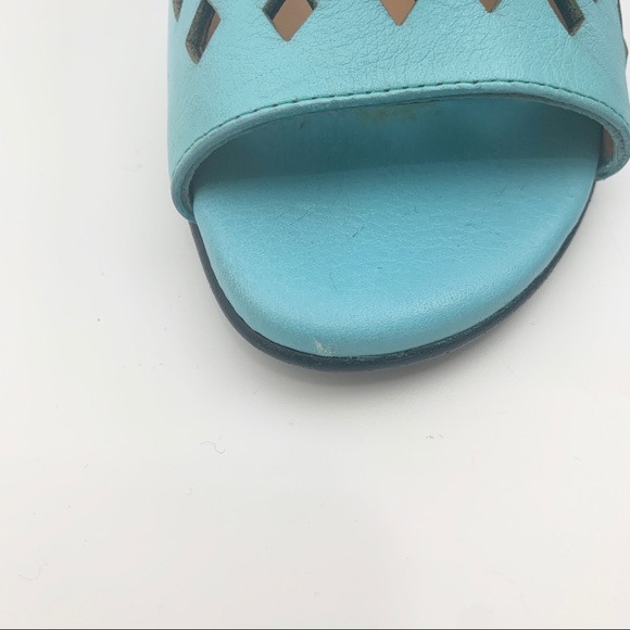John Fluevog Turquoise Heels - Picture 11 of 14